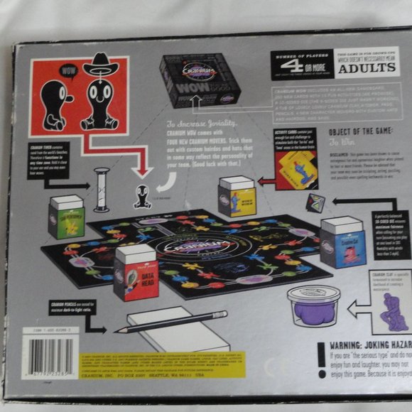 Cranium 3 In 1 Board Game Adult 4+ Players 2009 - 600 New Cards Great Condition - Picture 15 of 15